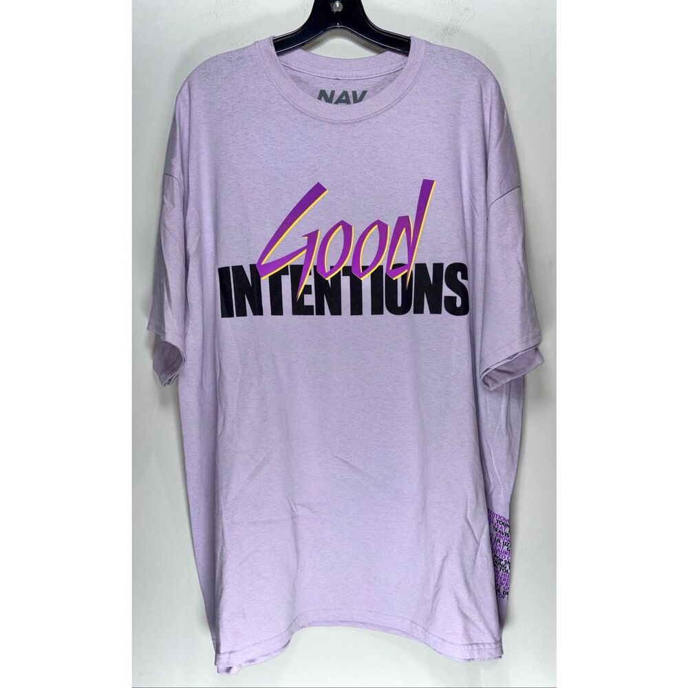 Vlone x Nav Good Intentions Doves Tee, featuring a graphic on the chest from the